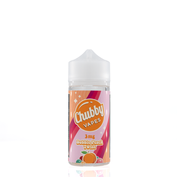 Chubby Bubble Vapes - Bubble Peach Twist - 100ml