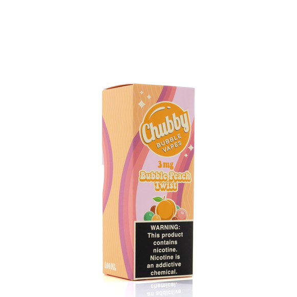 Chubby Bubble Vapes - Bubble Peach Twist - 100ml
