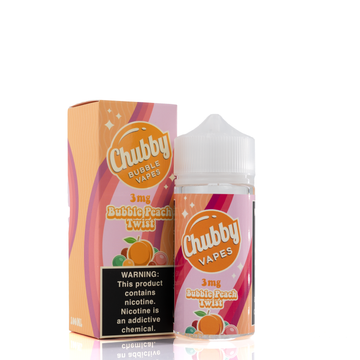 Chubby Bubble Vapes - Bubble Peach Twist - 100ml