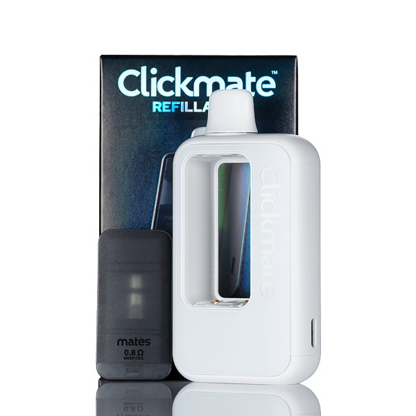clickmate vape pods nearby 7 Daze Max Refillable Kit| Open Pod System Kit MR FOG SWITCH 45K Final Sale Color:Frost White