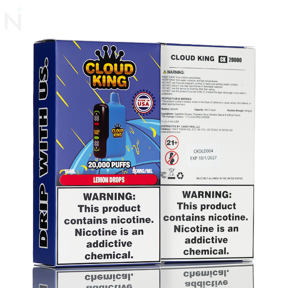 Cloud King 20K 20000 Puffs Disposable - 16mL