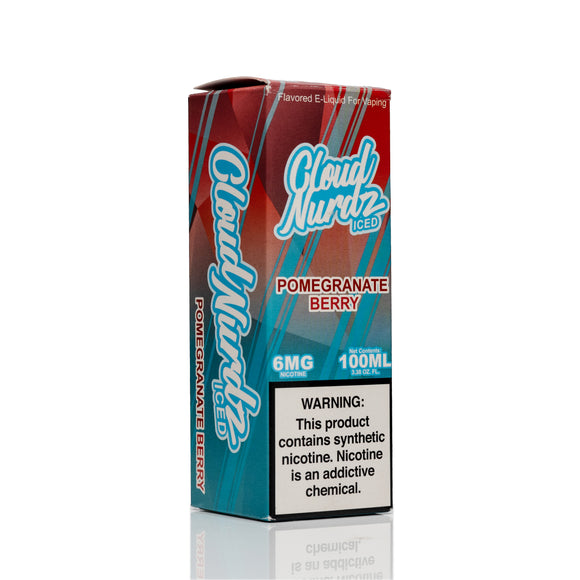 Cloud Nurdz E-Liquid - Pomegranate Berry Ice - 100ml