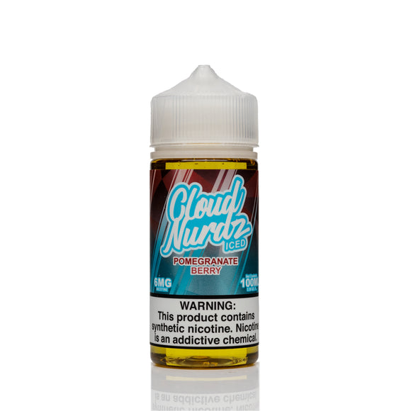 Cloud Nurdz E-Liquid - Pomegranate Berry Ice - 100ml