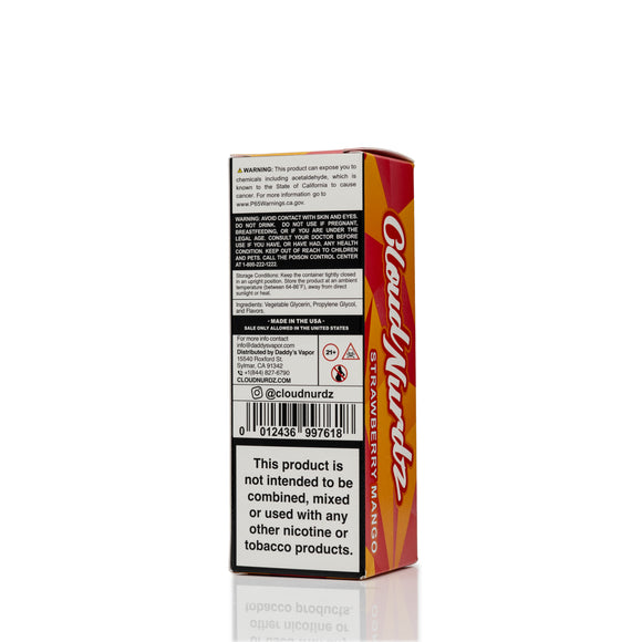 Cloud Nurdz E-Liquid - Strawberry Mango - 100ml