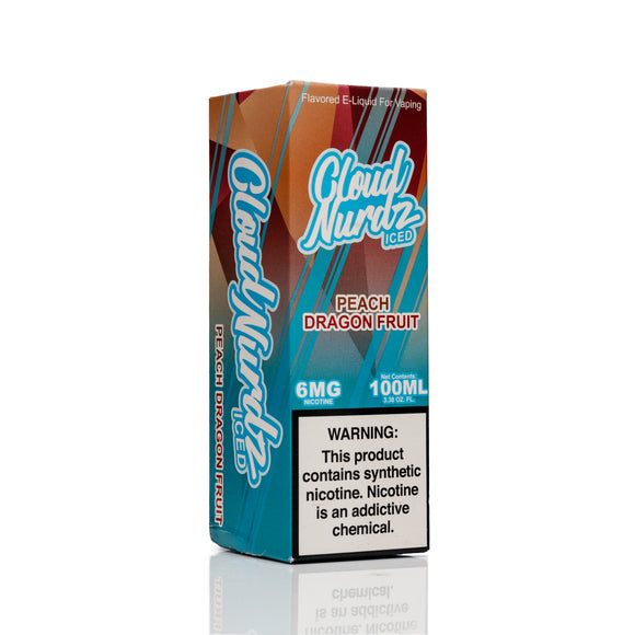 Cloud Nurdz E-Liquid - Peach Dragonfruit Ice - 100ml
