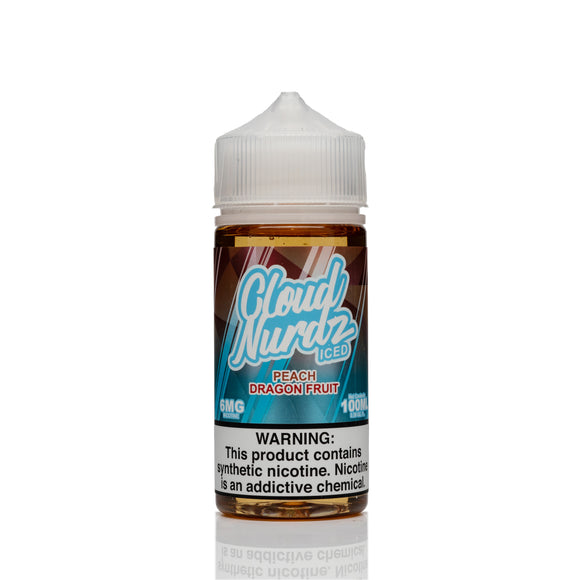 Cloud Nurdz E-Liquid - Peach Dragonfruit Ice - 100ml