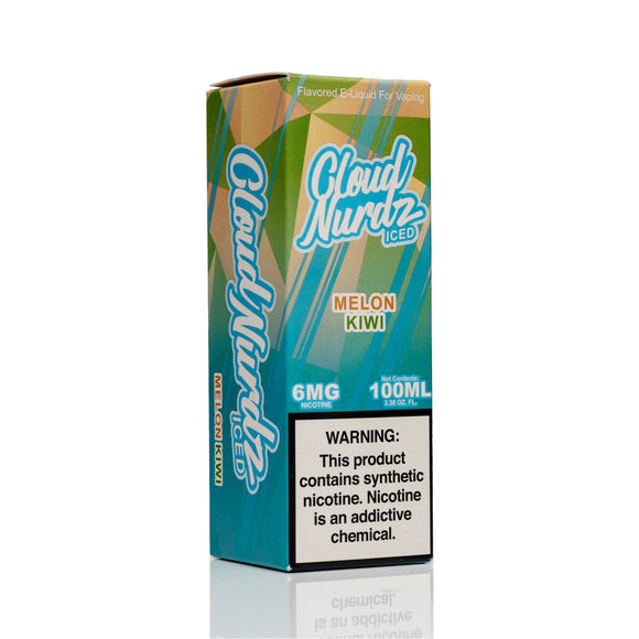Cloud Nurdz E-Liquid - Kiwi Melon Ice - 100ml