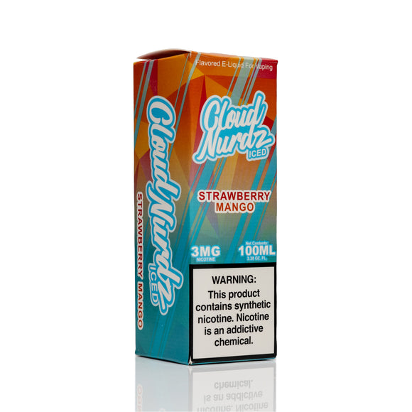 Cloud Nurdz E-Liquid - Strawberry Mango Ice - 100ml
