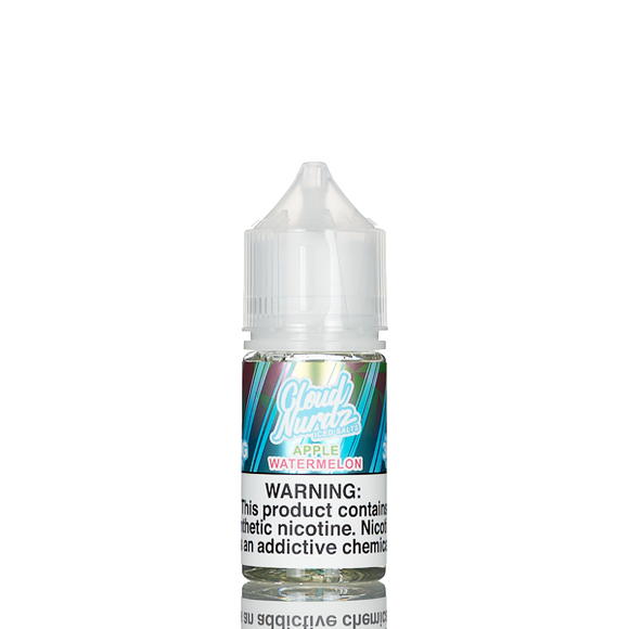Cloud Nurdz Salts E-Liquid - Watermelon Apple Iced - 30mL