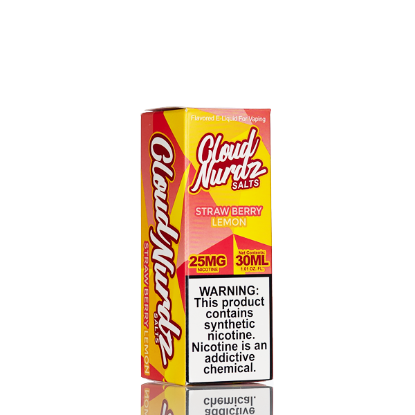 Cloud Nurdz Salts - Strawberry Lemon - 30mL | Only $9.95