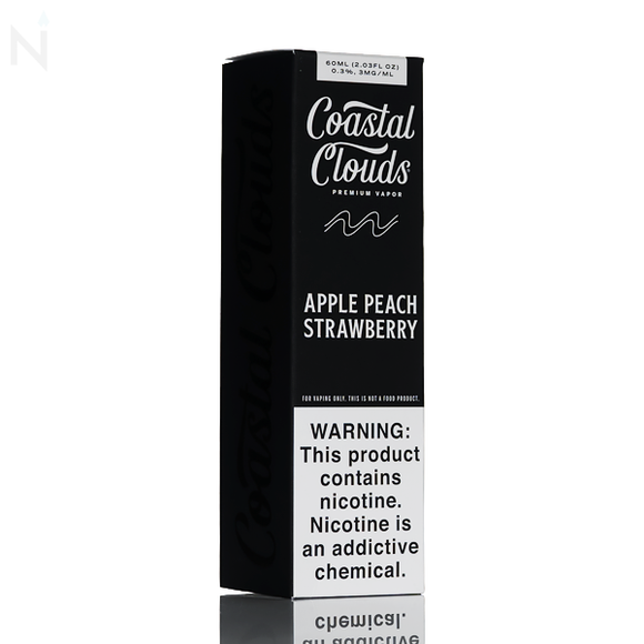 Coastal Clouds E-Liquid - Apple Peach Strawberry - 60mL