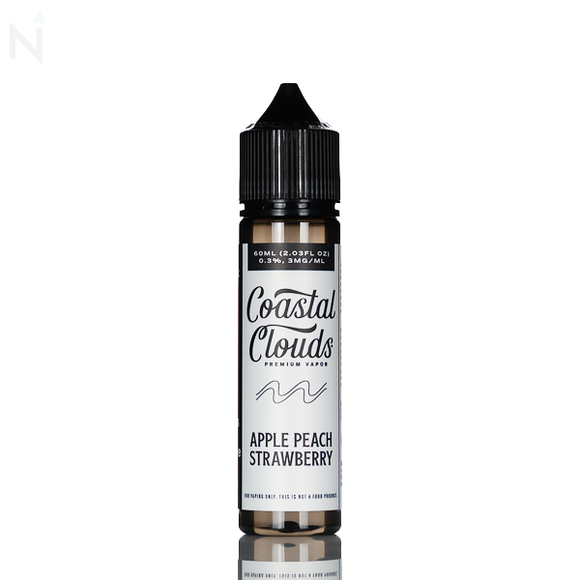 Coastal Clouds E-Liquid - Apple Peach Strawberry - 60mL