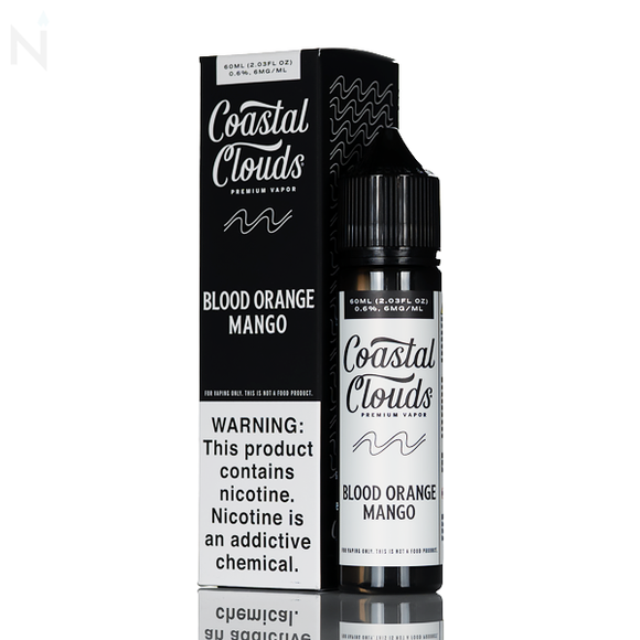 Coastal Clouds E-Liquid - Blood Orange Snow Cone (Blood Orange Mango) - 60mL