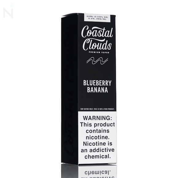 Coastal Clouds E-Liquid - Blueberry Banana - 60ml