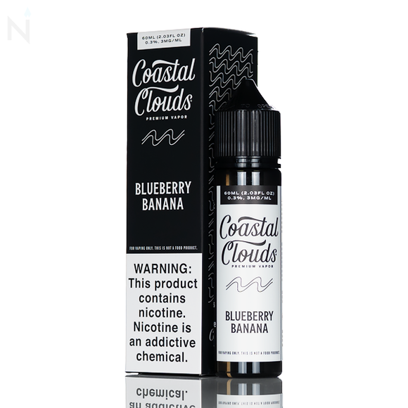 Coastal Clouds E-Liquid - Blueberry Banana - 60ml