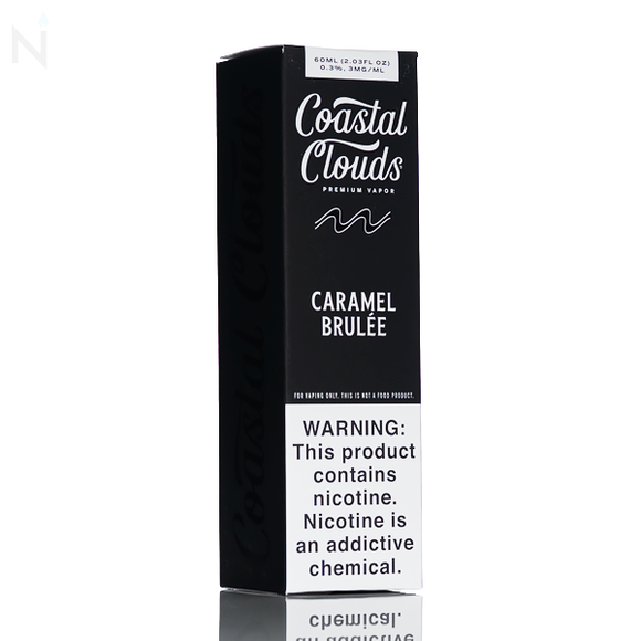 Coastal Clouds E-Liquid - Caramel Brulee - 60ml