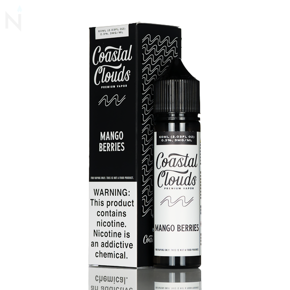 Coastal Clouds E-Liquid - Mango Berries - 60mL