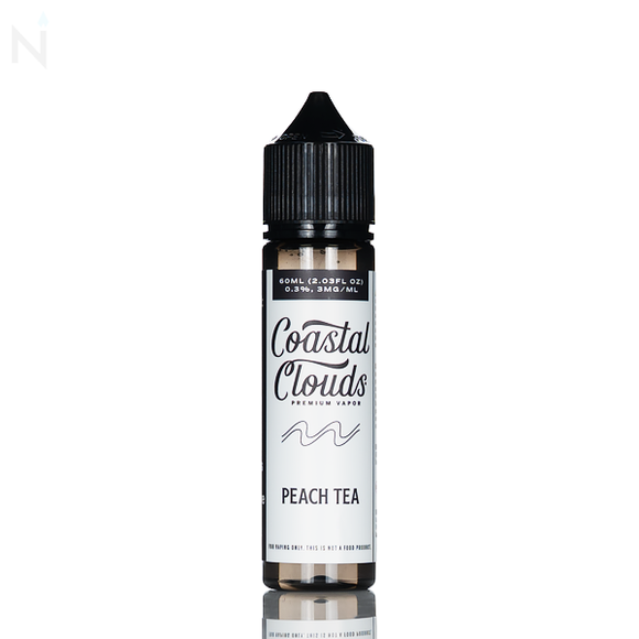 Coastal Clouds E-Liquid - Peach Tea - 60mL