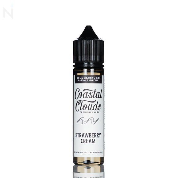 Coastal Clouds E-Liquid - Strawberry Cream - 60mL