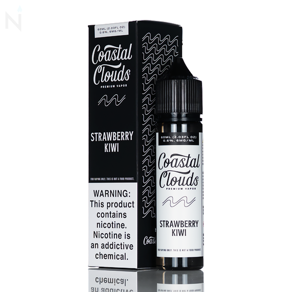Coastal Clouds E-Liquid - Strawberry Kiwi - 60mL