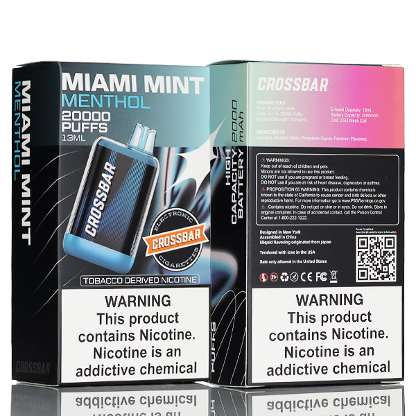 Crossbar 20K 20000 Puffs Disposable Vape - 13mL | 5% Salt Nic Crossbar 20K 20000 Puffs Disposable Vape - 13mL | 5% Salt Nic