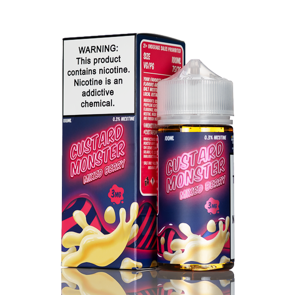 Custard Monster - Mixed Berry - 100mL