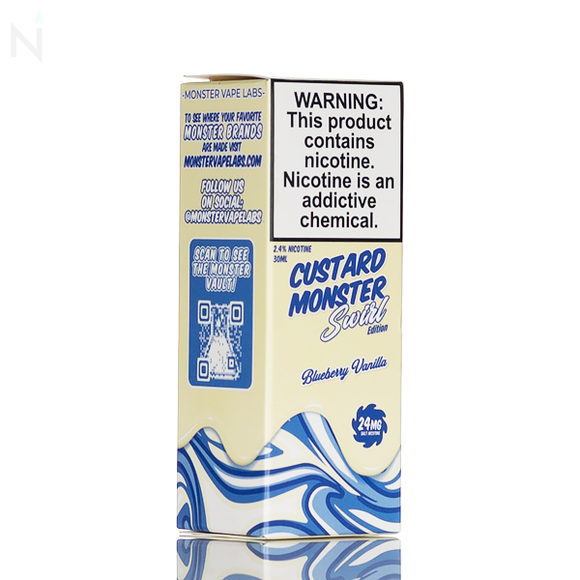 Custard Monster Salt - Blueberry Vanilla Swirl - 30ml