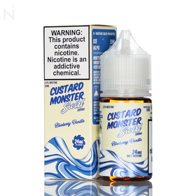 Custard Monster Salt - Blueberry Vanilla Swirl - 30ml