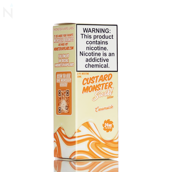 Custard Monster Salt - Creamsicle Swirl - 30ml