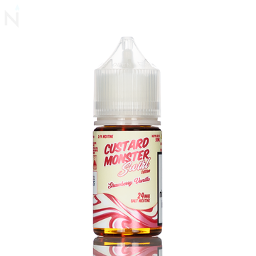 Custard Monster Salt - Strawberry Vanilla Swirl
