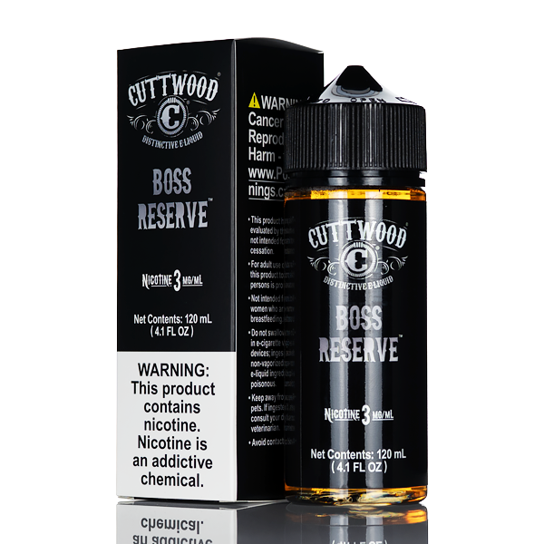 Cuttwood Classic E-Liquid - Boss Reserve - 120ml