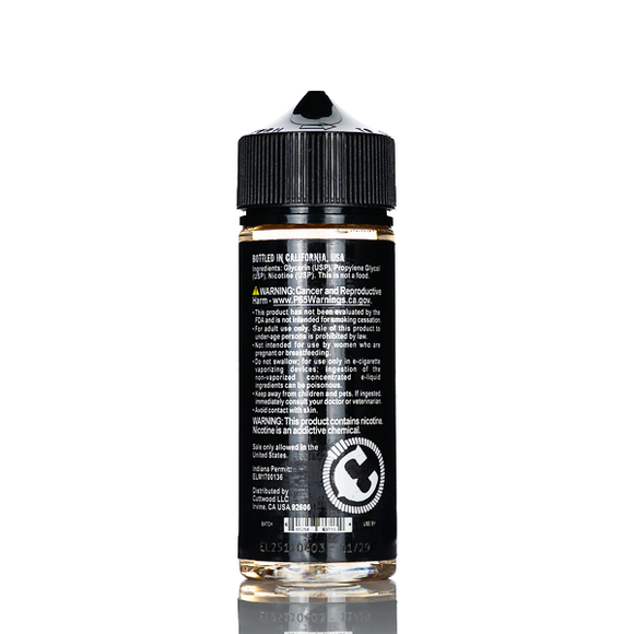 Cuttwood Classic E-Liquid - Clear - 120mL