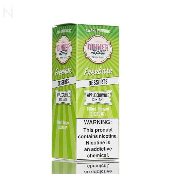 Dinner Lady E-Liquid - Apple Crumble Custard - 100ml
