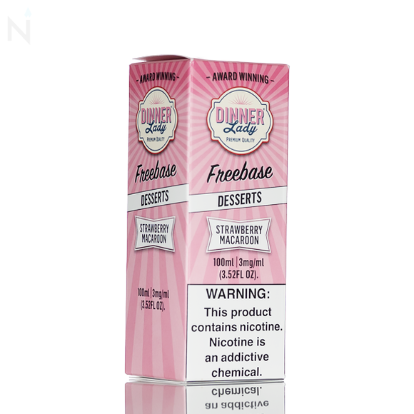 Dinner Lady E-Liquid - Strawberry Macaroon - 100ml