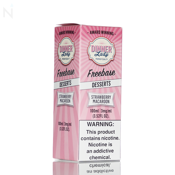 Dinner Lady E-Liquid Strawberry Macaroon 100ml