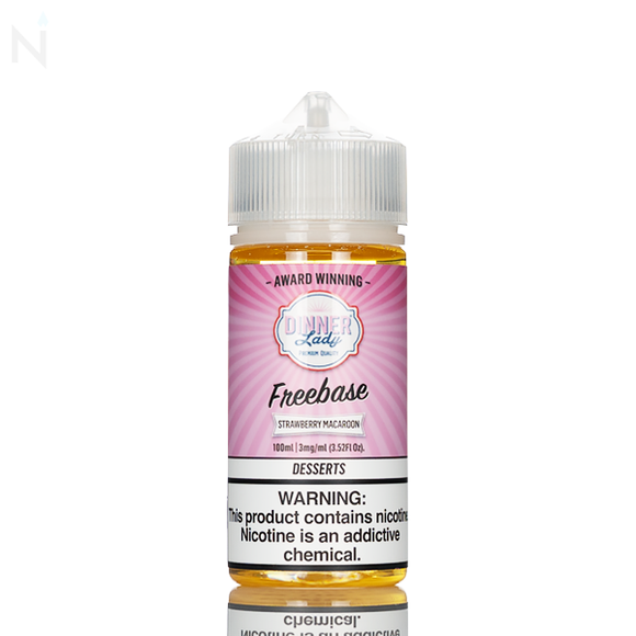 Dinner Lady E-Liquid - Strawberry Macaroon - 100ml