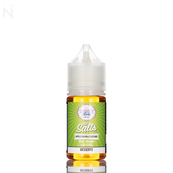 Dinner Lady Salt - Apple Crumble Custard - 30ml