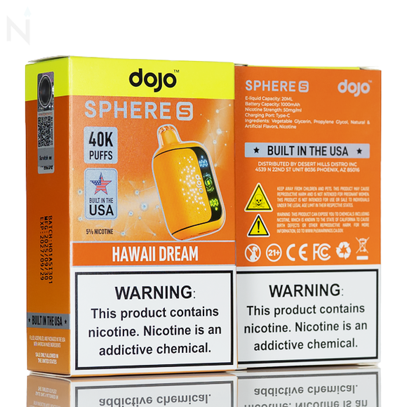 Dojo Sphere S 40K Puffs Disposable - 20mL