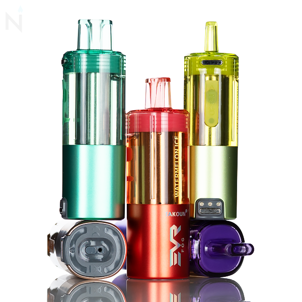 fog pods EVRFOG 100K Refill FLAVORS:WATERMELON ICE clear Foger Switch Pro 30k in setup.