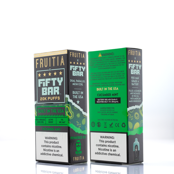 FRUITIA X Fifty Bar 20K 20000 Puffs Disposable - 16mL