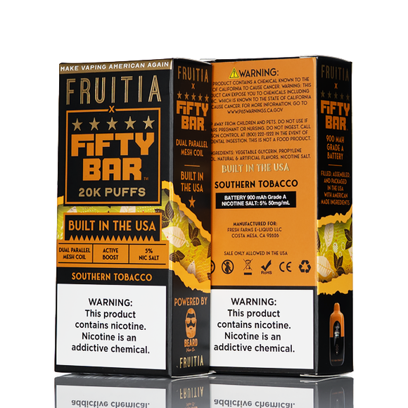 FRUITIA X Fifty Bar 20K 20000 Puffs Disposable - 16mL