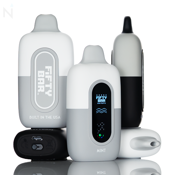Fifty Bar V2 Silver Series 20mg Disposable Vape | Only $13.85 Fifty Bar V2 Silver Series 20mg Disposable Vape | Only $13.85