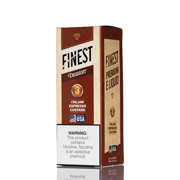 Finest E-Liquid - Desert Edition - Italian Espresso Custard - 100mL (DISCONTINUED)