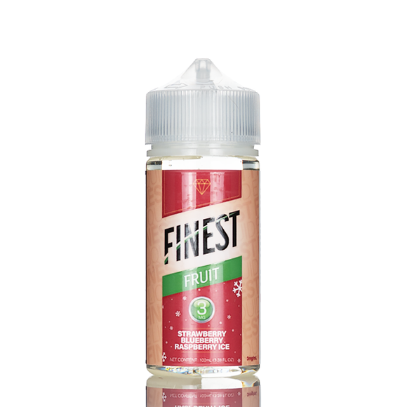 Finest E-Liquid - Fruit Edition - Strawberry Blueberry Raspberry Ice - 100mL (DISCONTINUED)