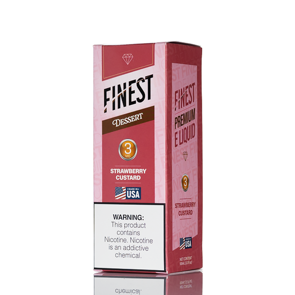 Finest E-Liquid - Desert Edition - Strawberry Custard - 100mL