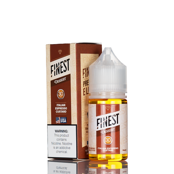 Finest Salt Nic - Desert Edition - Italian Espresso custard - 30mL (DISCONTINUED)