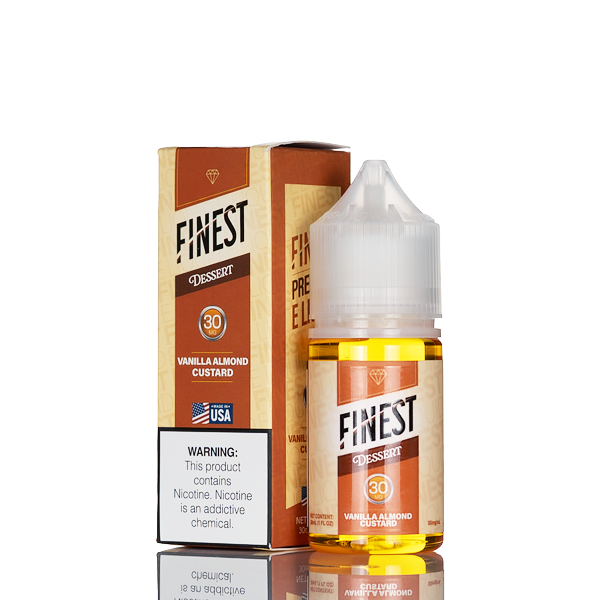 Finest Salt Nic - Desert Edition - Vanilla Almond Custard - 30mL