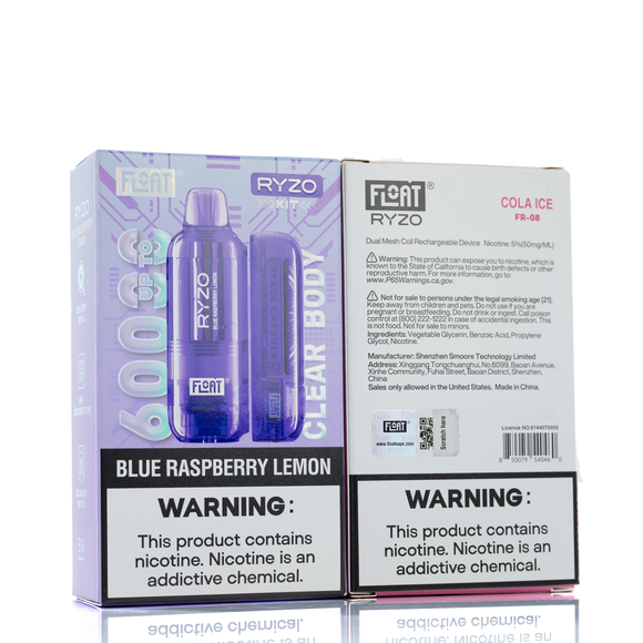 Float Ryzo 60K Disposable Vape Kit