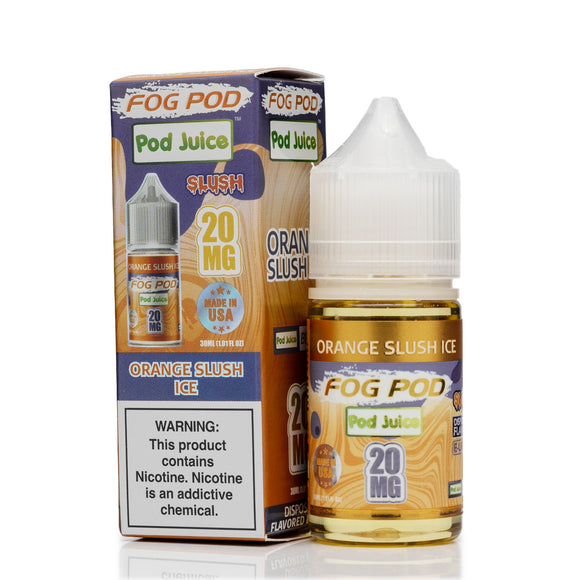 Pod Juice X Fog Pod Salt Nic - Orange Slush Ice - 30mL