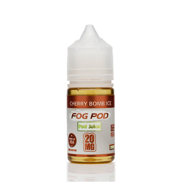 Pod Juice X Fog Pod Salt Nic - Cherry Bomb Ice - 30mL